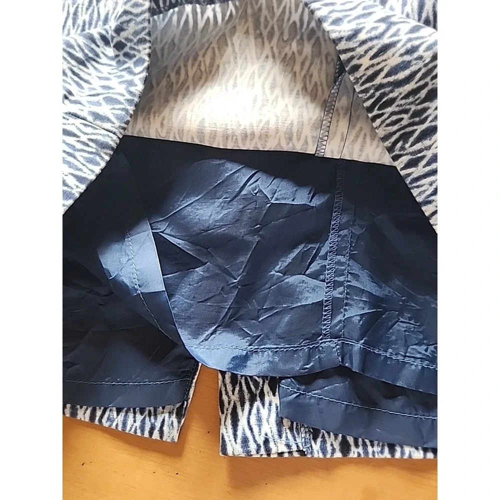 Michael Michael Kors Blue‎ Geoprint Pencil Skirt size 4